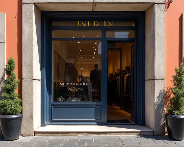 Ingresso dell'atelier Silkroad Sartoria a Roma